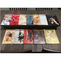 PLAYBOY (1960) 11 ISSUES - (MISSING JANUARY) - LOWER MID-GRADE AVERAGE