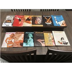 PLAYBOY (1964) ALL 12 ISSUES - LOWER MID-GRADE AVERAGE