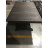 Image 2 : DRIFT OAK DARK FINISH DINING TABLE WITH 2 LEAVES