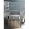 Image 2 : 3' WIDE GE PROFILE STAINLESS STEEL FRENCH DOOR FRIDGE WITH BOTTOM FREEZER AND WATER DISPENSER