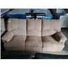 Image 1 : BEIGE RECLINING SOFA AND LOVESEAT SET