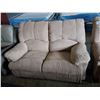 Image 2 : BEIGE RECLINING SOFA AND LOVESEAT SET
