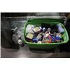 Image 2 : LARGE AQUARIUM ON STAND WITH WATER CHILLER, BIN OF ACCESSORIES, BOTTLES OF CHEMICALS AND MORE (FULL