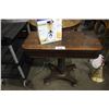 Image 2 : ANTIQUE WOOD GAMES TABLE