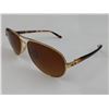 Image 2 : PAIR OF OAKLEY FEEDBACK POLARIZED SUNGLASSES (GOLD/TORTOISE)