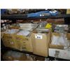 Image 1 : SHELF OF ASSORTED HARDWARE, PACKAGING, SUPPLIES AND MORE