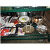 Image 3 : BOTTOM SHELF OF ASSORTED PARTY SUPPLIES AND MORE