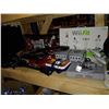 Image 2 : LARGE SHELF OF GAME CONSOLES, ACCESSORIES, GUITAR HERO AND MORE