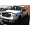 Image 1 : 2006 FORD F150 XLT, PICKUP,  WHITE, GAS, AUTOMATIC, 5.4L, VIN#1FTVX14566NB18014, 247,476KMS,