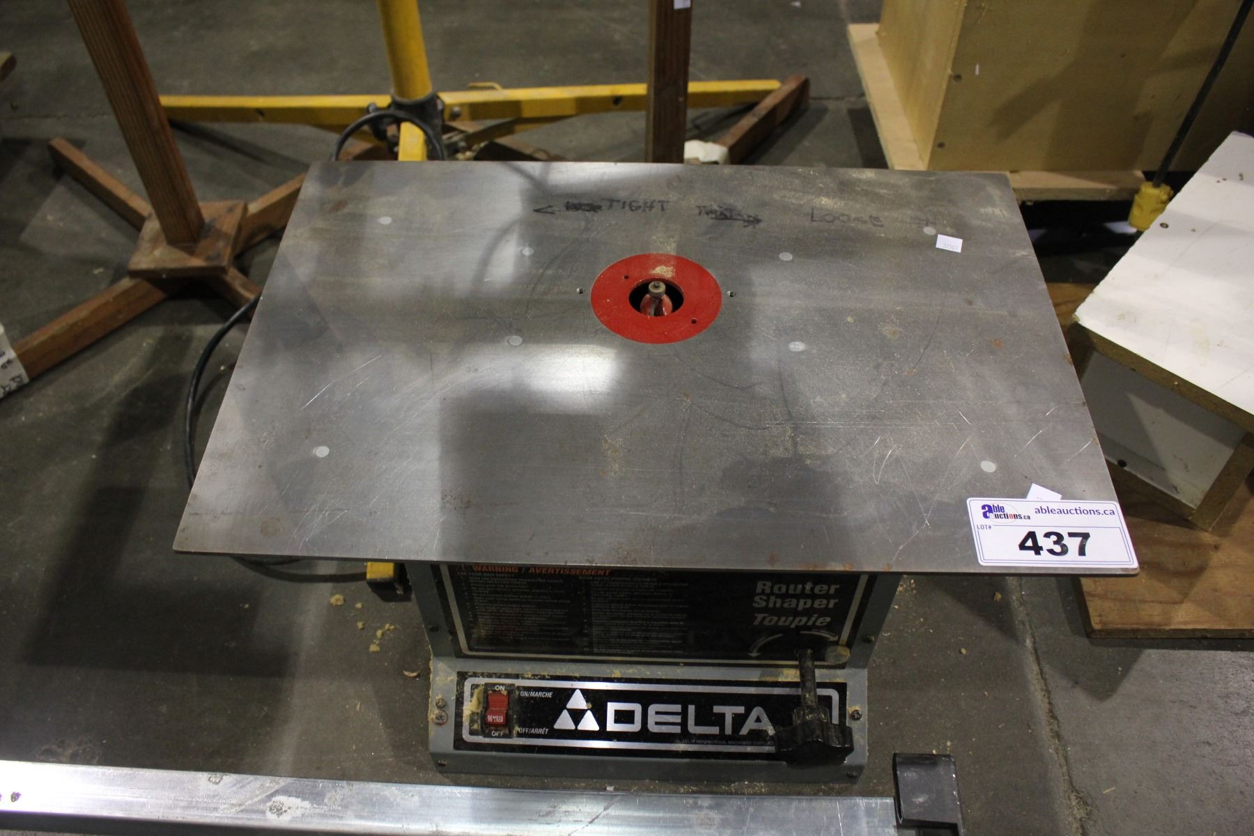 DELTA INDUSTRIAL ROUTER SHAPER - Able Auctions