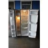 Image 2 : SCRATCH & DENT GE STAINLESS STEEL AND GREY FRENCH DOOR FRIDGE WITH WATER AND ICE DISPENSER