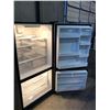 Image 2 : SCRATCH & DENT AMANA STAINLESS STEEL AND BLACK WITH SWING OUT DOOR AND SWING OUT FREEZER