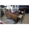 Image 2 : ANTIQUE DUNCAN PHYFFE TABLE WITH 5 CHAIRS