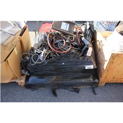 PALLET OF LIGHTING, CABLES AND MORE