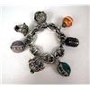 Image 1 : A SCOTTISH SILVER AND HARDSTONE BRACELET Provenan