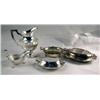 Image 1 : A GROUP OF THREE COVERED SILVER PLATED ENTREE DIS