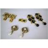 Image 1 : FOUR PAIR OF COSTUME JEWELRY EAR CLIPS INCLUDING 