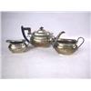 Image 1 : A THREE PIECE SHEFFIELD SILVER TEA SET Maker E.V.