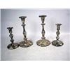 Image 1 : A PAIR OF ENGLISH SILVER CANDLESTICKS Marked Thom