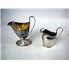 Image 1 : TWO ENGLISH SILVER CREAMERS 6 1/4"h, apx. 9 T.O.