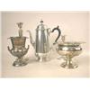 Image 1 : A GROUP OF SILVER PLATED HOLLOWWARE Including, we