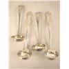 Image 1 : TWO PAIRS OF ENGLISH SILVER SAUCE LADLES Monogram