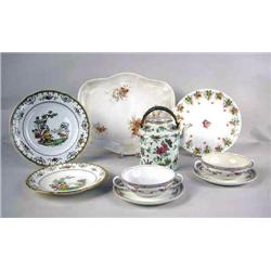 A GROUP OF CHINA Including Copeland Spode  Chelse