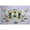 Image 1 : A GROUP OF GREEN GLASS Including twenty goblet, t