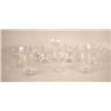 Image 1 : ELEVEN STUART ETCHED DESSERT CUPS Grape motif, an