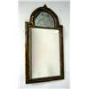Image 1 : A QUEEN ANNE PARCEL-GILT MIRROR Distressed  39"h 