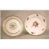 Image 1 : NINETEEN FLORAL AND GILT DECORATED PLATES Togethe