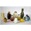 Image 1 : TEN SNUFF BOTTLES OF VARIOUS MEDIUMS (losses)