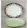Image 1 : A STAFFORDSHIRE PLATTER AND THREE GRINDLEY, ENGLA