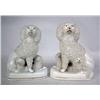 Image 1 : A PAIR OF STAFFORDSHIRE DOGS WITH THEIR PUPS loss