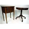 Image 1 : A REGENCY STYLE CARVED MAHOGANY DRUM TABLE Togeth