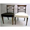 Image 1 : A SET OF FIVE REGENCY MAHOGANY "X"-BACK SIDE CHAI