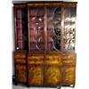 Image 1 : A GEORGE III STYLE INLAID MAHOGANY SECRETARY BREA