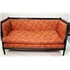 Image 1 : A GEORGE III STYLE EBONIZED AND UPHOLSTERED BOX S