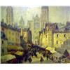 Image 1 : AN OIL ON CANVAS Rue de L'Epicerie, Rouen, signed