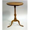 Image 1 : A FEDERAL MAPLE DISH TOP CANDLESTAND Pennsylvania