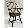 Image 1 : A RED PAINTED SACK BACK WINDSOR ARMCHAIR Pennsylv
