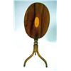 Image 1 : A FEDERAL INLAID MAPLE TILT-TOP CANDLESTAND New E