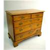 Image 1 : A CHIPPENDALE FIGURED MAPLE CHEST OF DRAWERS Penn