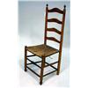 Image 1 : A TURNED MAPLE LADDERBACK SIDE CHAIR Delaware Riv