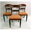 Image 1 : A SET OF SIX REGENCY MAHOGANY DINING CHAIRS Engli