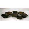 Image 1 : A MISCELLANEOUS GROUP OF CARVED WOODEN  BOWLS AND