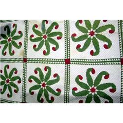 A GROUP OF FOUR COTTON PATCHWORK QUILTS American,