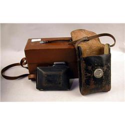 A GROUP OF FIVE EARLY PHOTOGRAPHIC EQUIPMENT