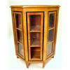 Image 1 : A PAIR OF BIEDERMEIER DEMI-LUNE THREE DOOR WALL C