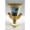 Image 1 : A MEISSEN GILT DECORATED DOUBLE-HANDLED URN WITH 